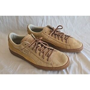[361324-01] Mens Puma Basket Classic Winterized Shoes Trainers Taffy Suede Sz 10